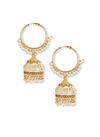Light Pink Party Wear Kundan Jhumka New Jhumka Design For Party And Functions Latest Earrings Collection 1926